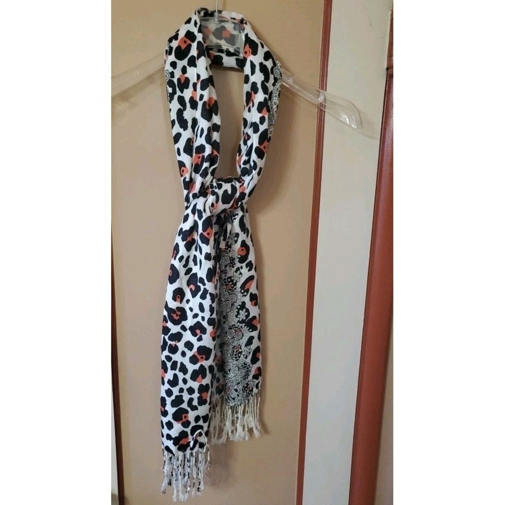 Thailand  Leppard Spots  Scarf Wrap 24" X 72"